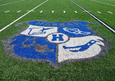 Harrah High School Evans Football Field