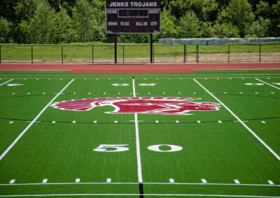 Jenks Middle School Football Field and Running Track