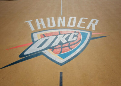 Midwest City Regional Park OKC Thunder Basketball Courts