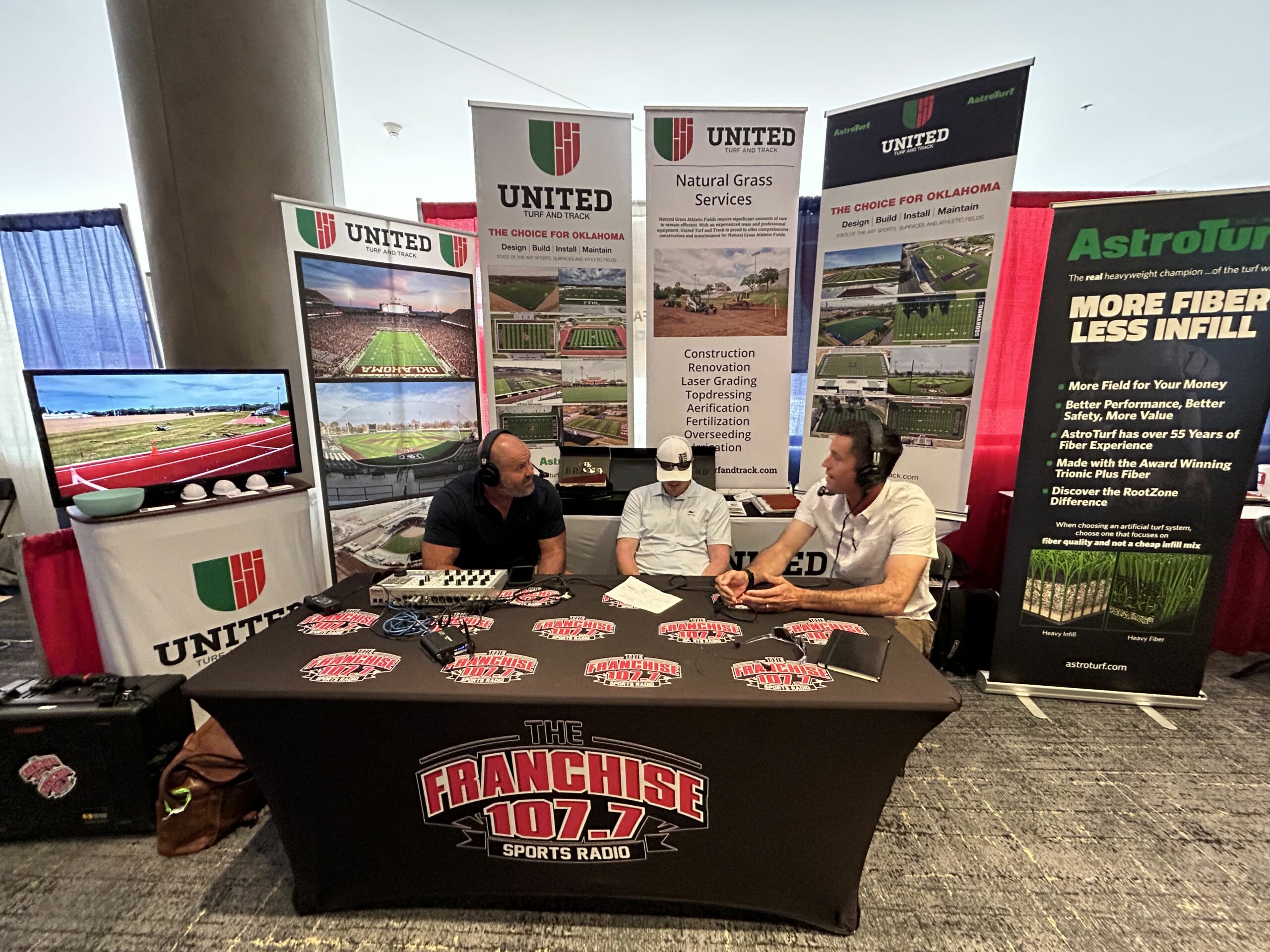 The Franchise at the Oklahoma Coaches Association with United Turf and Track!